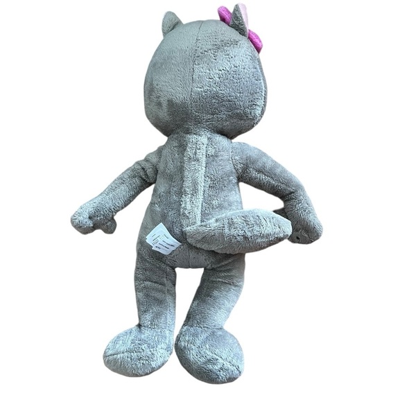 Fiesta Violet the Wolf Great Wolf Lodge Pink Bow Plush Stuffed Animal Toy Gray - Picture 3 of 6